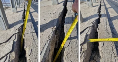 Probleme la pasajul peste Autostrada A0, lângă Berceni