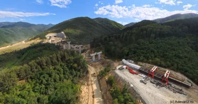 Lucrări spectaculoase pe Autostrada Sibiu–Pitești. Constructorii intră în cea mai dificilă etapă a viaductelor de pe Valea Oltului